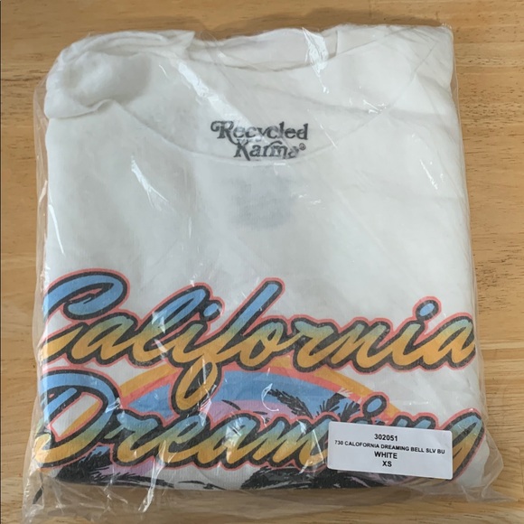 California Dreaming Sweatshirt Bell Sleeve Recycled Karma - Picture 4 of 8